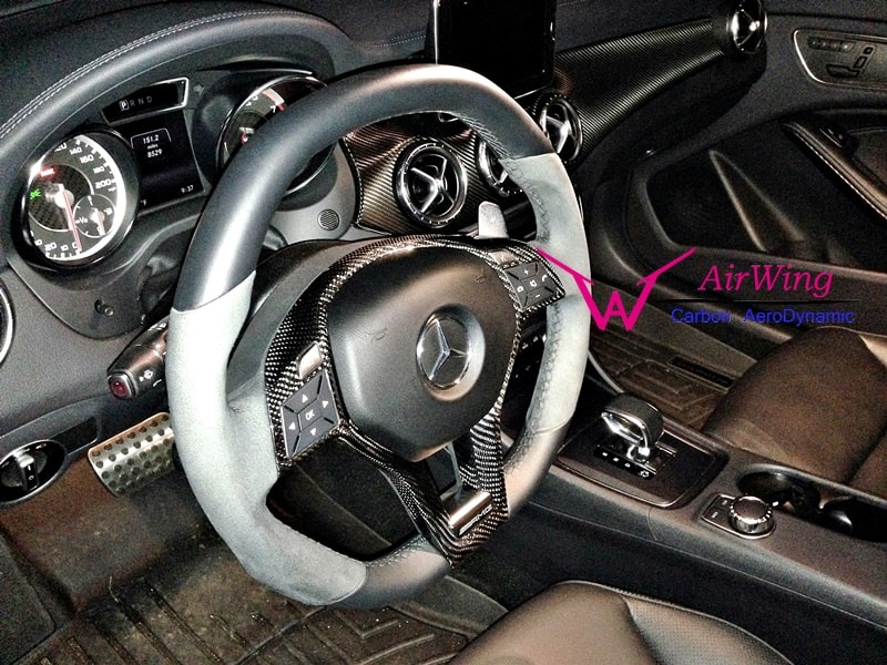 W204 - Carbon fiber Steering Wheel - replacement 01