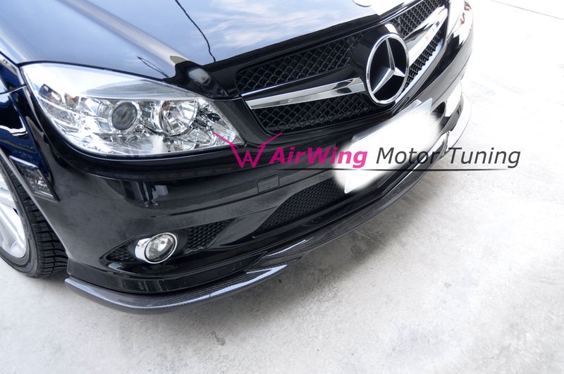 W204 （2007~2011） – GODHAND style Carbon Front Lip Spoiler 02