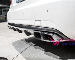 W212 - VORSTEINER style Carbon Rear Diffuser