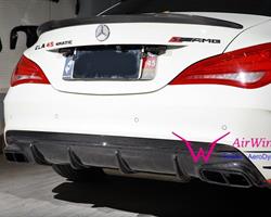 W117 - CLA45 facelift style Carbon Rear Diffuser