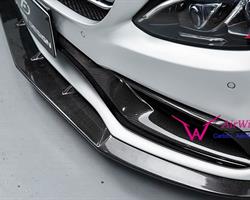 W205 C63 - Future-Design style carbon Front Lip Spoiler