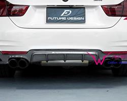 F32 F33 F36 - Performance style Carbon Rear Diffuser