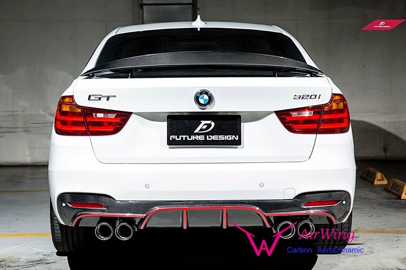 F34 3-Series GT - GT style Carbon Trunk Spoiler 02