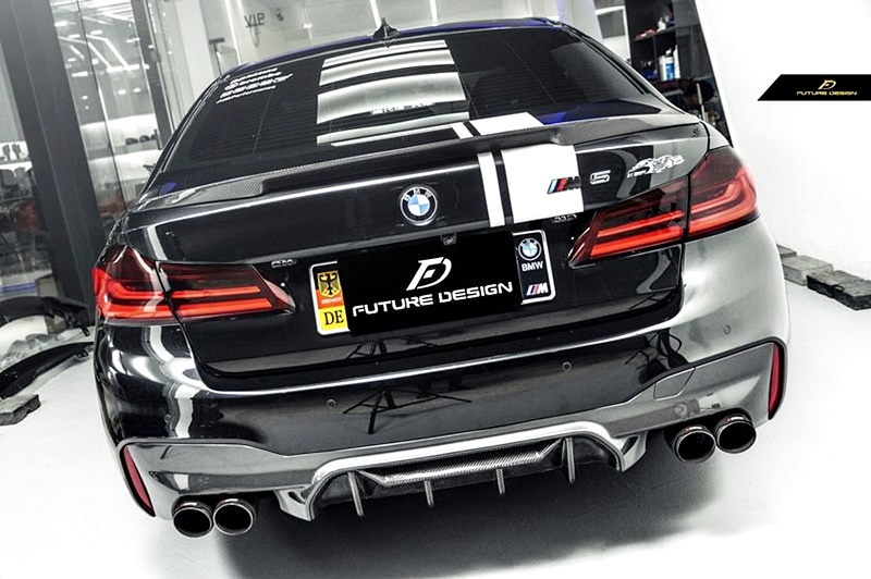 F90 M5 – Performance style Carbon Rear Diffuser 01