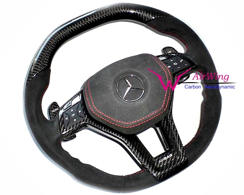 W176 - Carbon fiber Steering Wheel - replacement 03