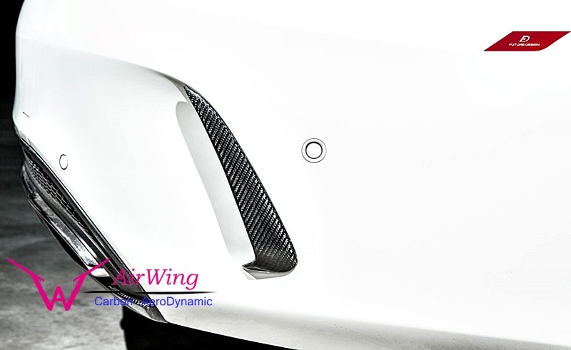 W205 C63 – AMG style Carbon Rear Vent Adhering 02