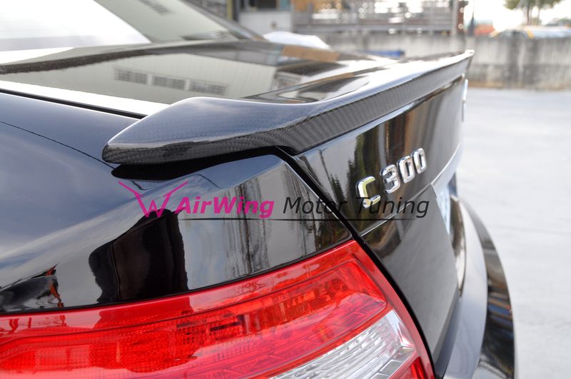W204 - CARLSSON style Carbon Trunk Spoiler 01