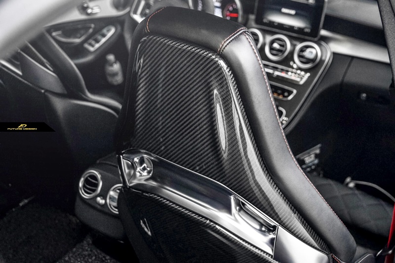 W205 C63 - AirWing Carbon Seat Back Shells 03