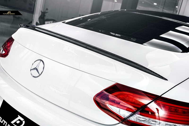W205 Coupe – ED1 style Carbon Trunk Spoiler 03