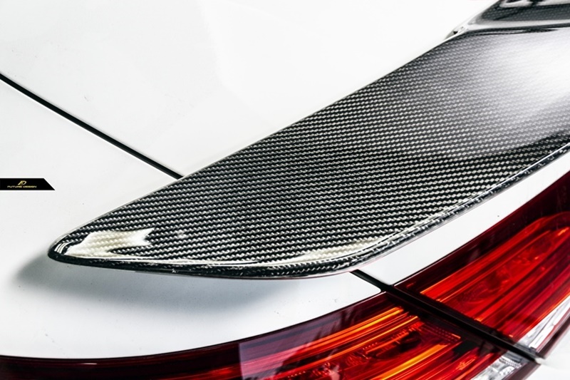W205 C63 Coupe - RennTech style Carbon Trunk Spoiler 07