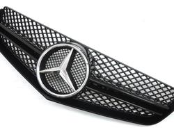 W207 E-COUPE - AirWing two line black grille set