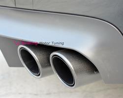 Carbon fiber exhaust tips outside 89mm inside 60mm