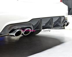 W204 2011 - AirWing Big Fin style Carbon Rear Diffuser