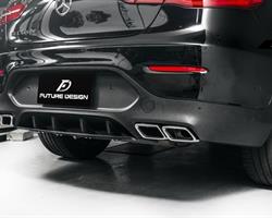 C253 GLC Coupe - 63 style Carbon Rear Diffuser with Tips